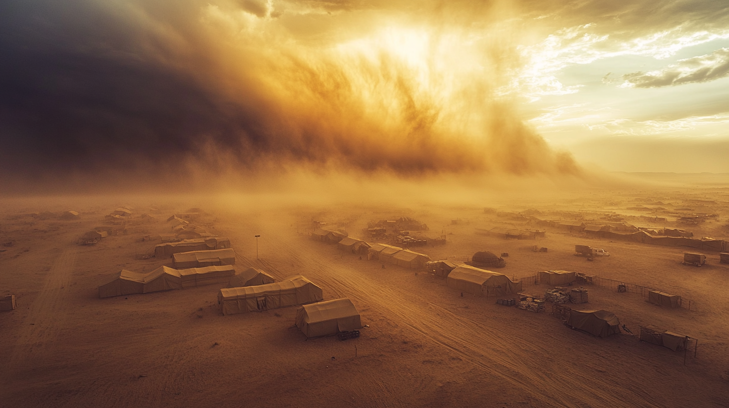 tomb3628_aerial_view_photo_of_a_army_camp_in_desert_sandstorm_6d508804-4753-40f0-89a4-b7f8aea8aefb_1